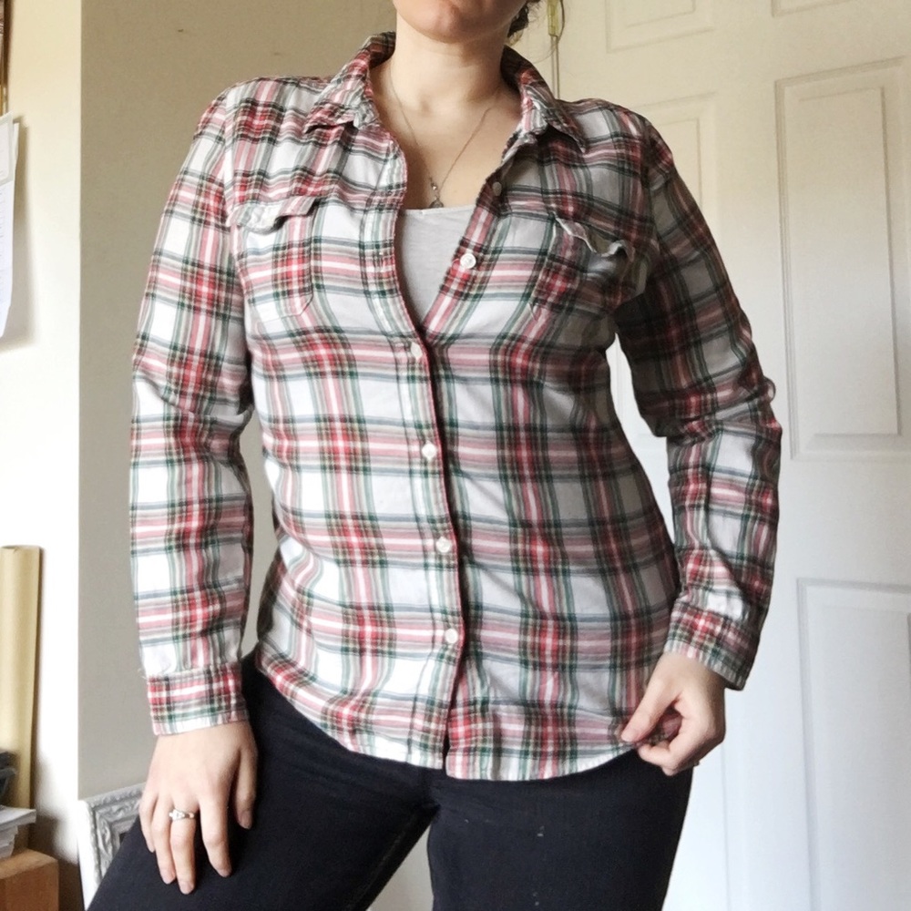 Classic PLAID Old Navy button up flannel